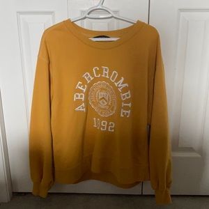 Abercrombie & Fitch Yellow Sweater